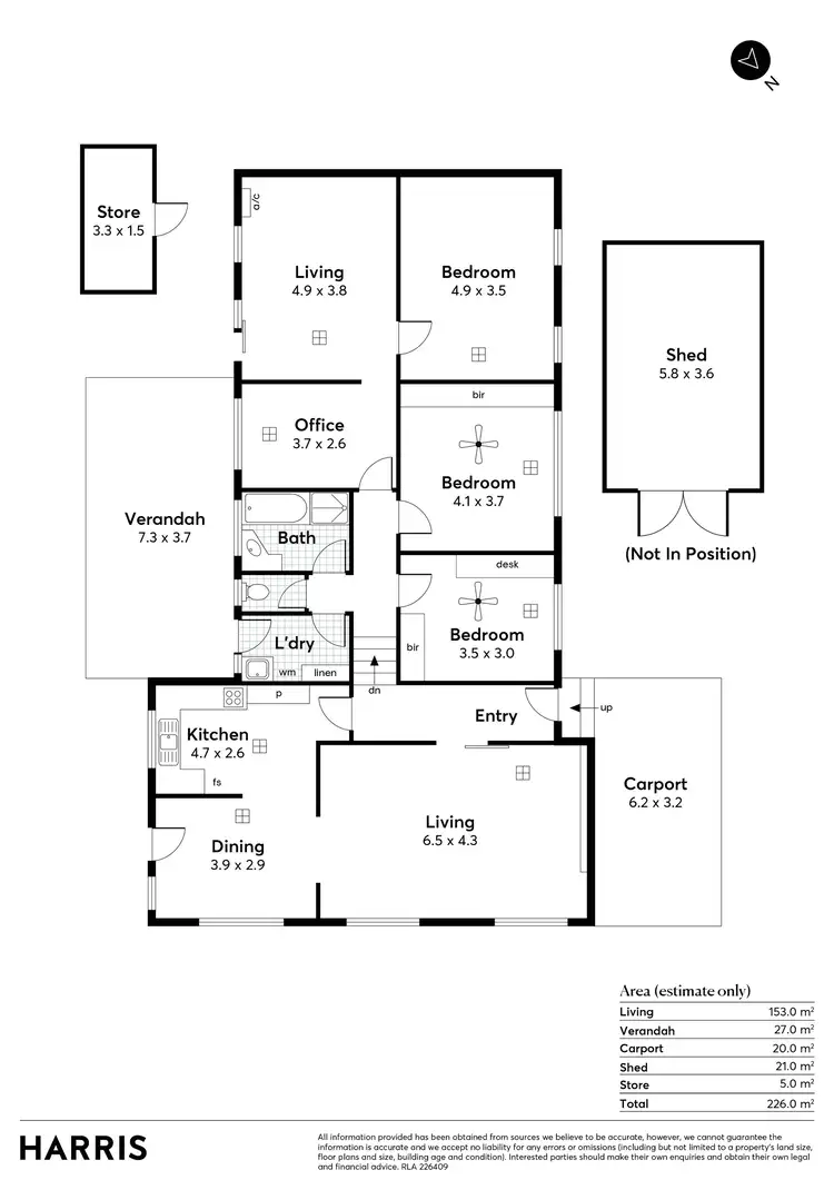 Floorplan of Homely house listing, 7A John Street, Seacliff Park SA 5049