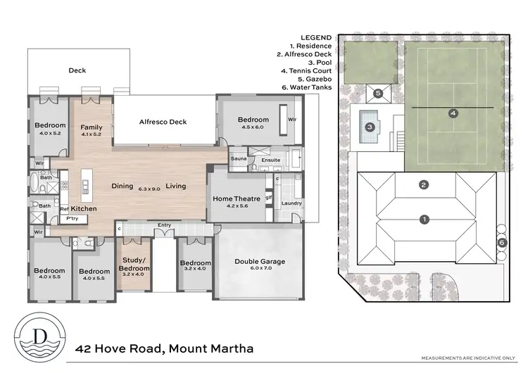 Floorplan of Homely house listing, 42 Hove Road, Mount Martha VIC 3934