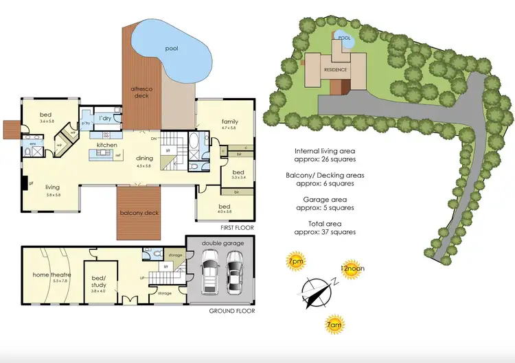 Floorplan of Homely house listing, 12a Mountain Avenue, Frankston South VIC 3199