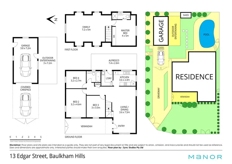 Floorplan of Homely house listing, 13 Edgar Street, Baulkham Hills NSW 2153