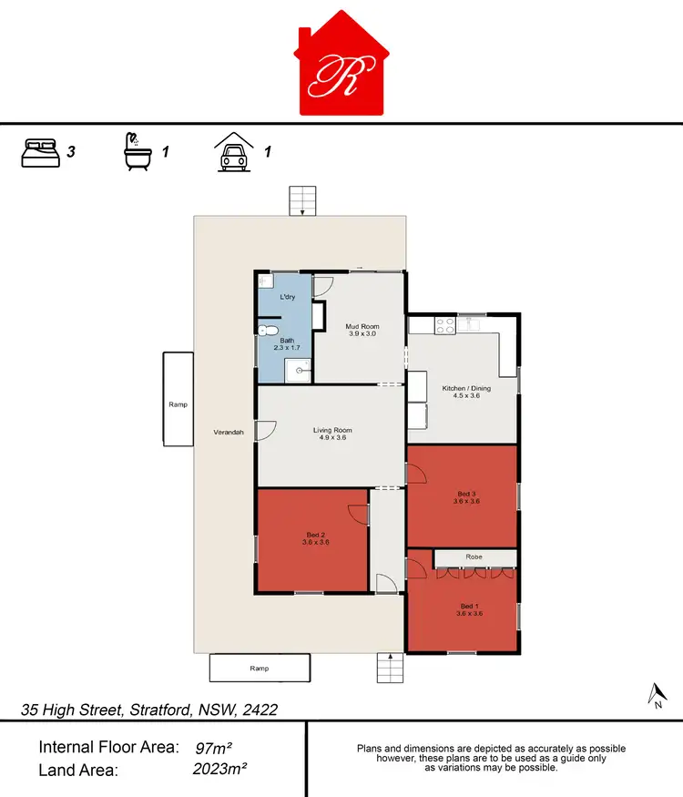 Floorplan of Homely house listing, 35 High Street, Gloucester NSW 2422