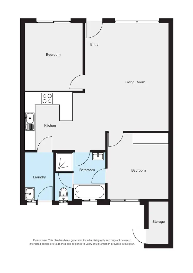 Floorplan of Homely unit listing, 9/607 Prune Street, Lavington NSW 2641