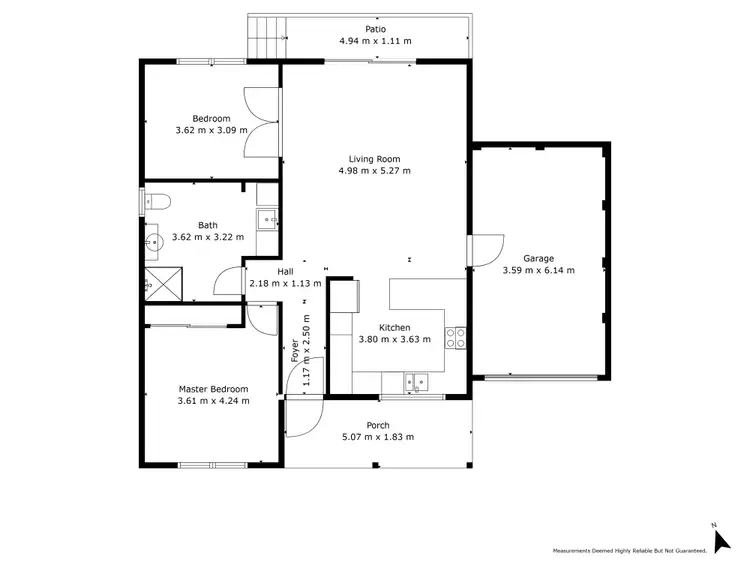 Floorplan of Homely unit listing, 4/4 Sedgwick Street, Marysville VIC 3779