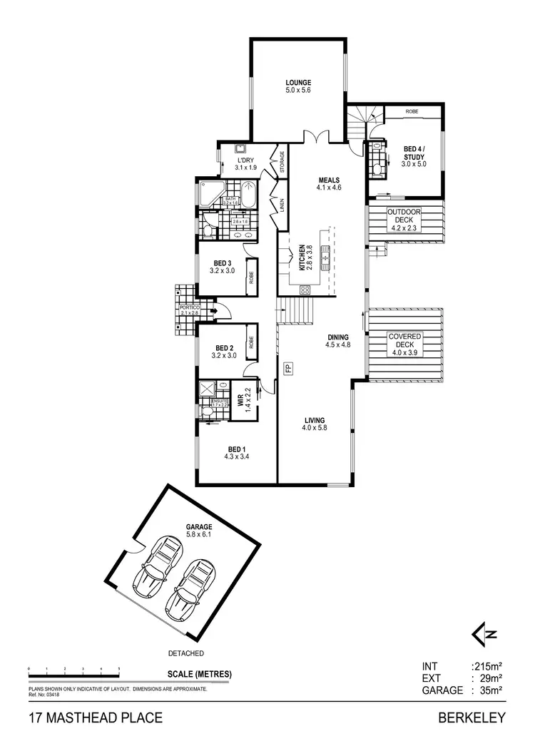 Floorplan of Homely house listing, 17 Masthead Place, Berkeley NSW 2506