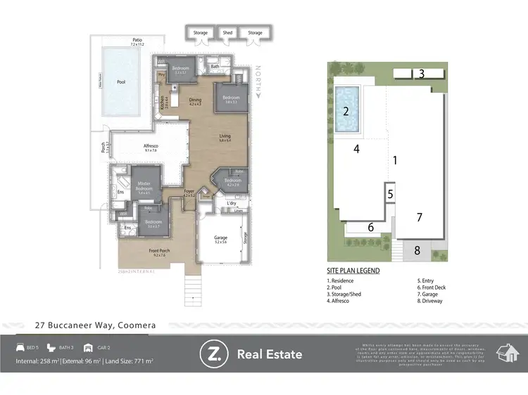 Floorplan of Homely house listing, 27 Buccaneer Way, Coomera QLD 4209