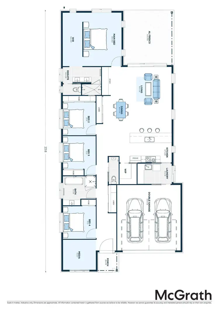 Floorplan of Homely house listing, 4 Mulberry Place, Landsborough QLD 4550