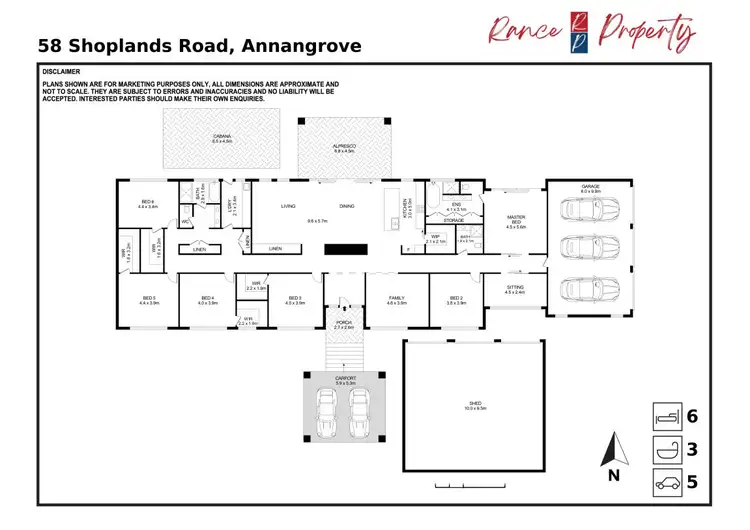 Floorplan of Homely rural property listing, 58 Shoplands Road, Annangrove NSW 2156