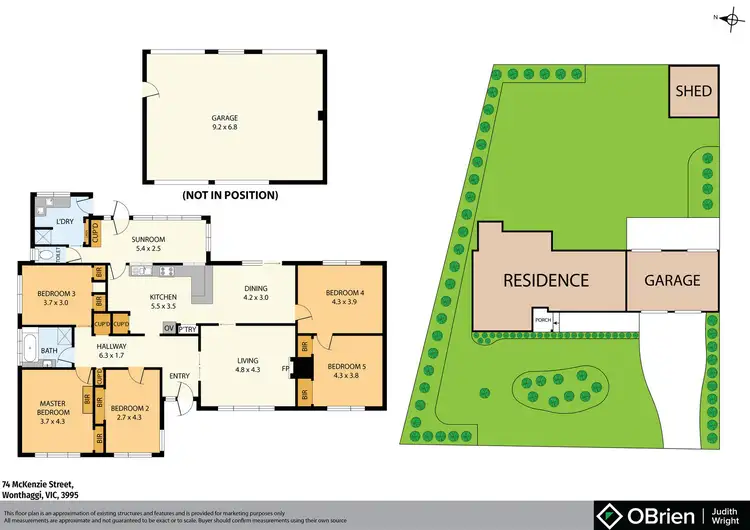 Floorplan of Homely house listing, 74 McKenzie Street, Wonthaggi VIC 3995