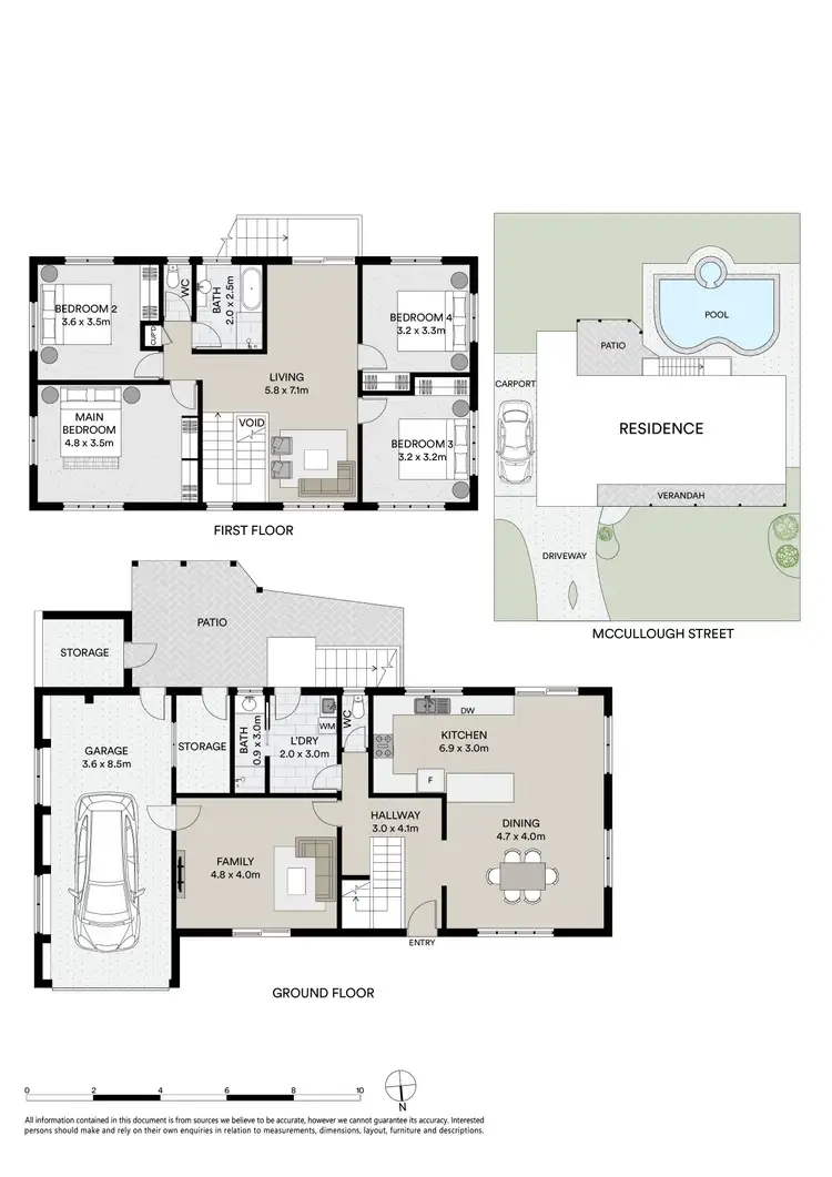 Floorplan of Homely house listing, 208 McCullough Street, Frenchville QLD 4701