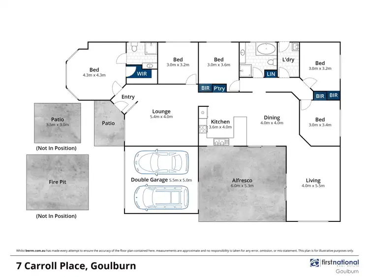 Floorplan of Homely house listing, 7 Carroll Place, Goulburn NSW 2580