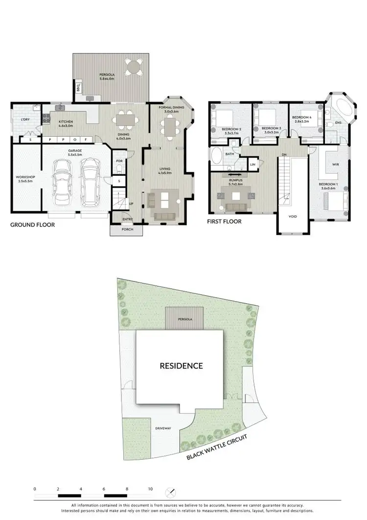 Floorplan of Homely house listing, 1 Black Wattle Circuit, Northmead NSW 2152