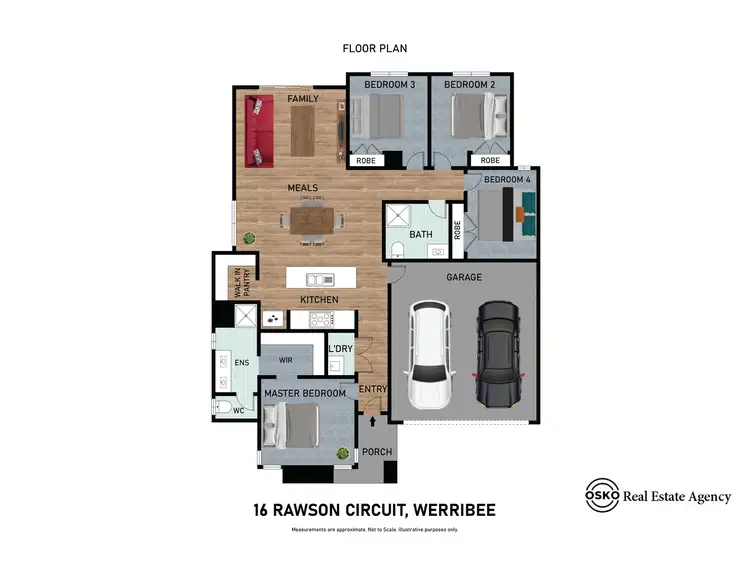 Floorplan of Homely house listing, 16 Rawson Circuit, Werribee VIC 3030