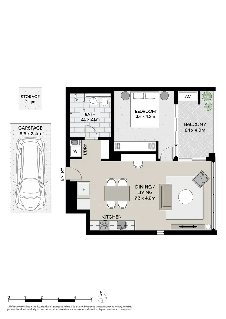 Floorplan of Homely apartment listing, 827/1 Broughton Street, Parramatta NSW 2150