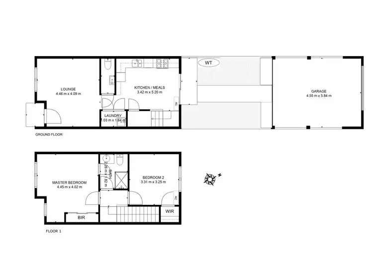 Floorplan of Homely townhouse listing, 19/1 Hyde Park Avenue, Craigieburn VIC 3064
