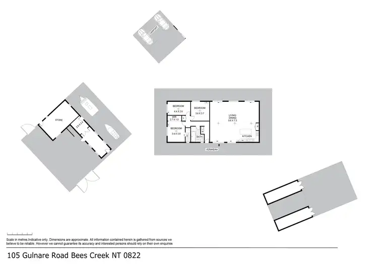 Floorplan of Homely house listing, 105 Gulnare Road, Bees Creek NT 822
