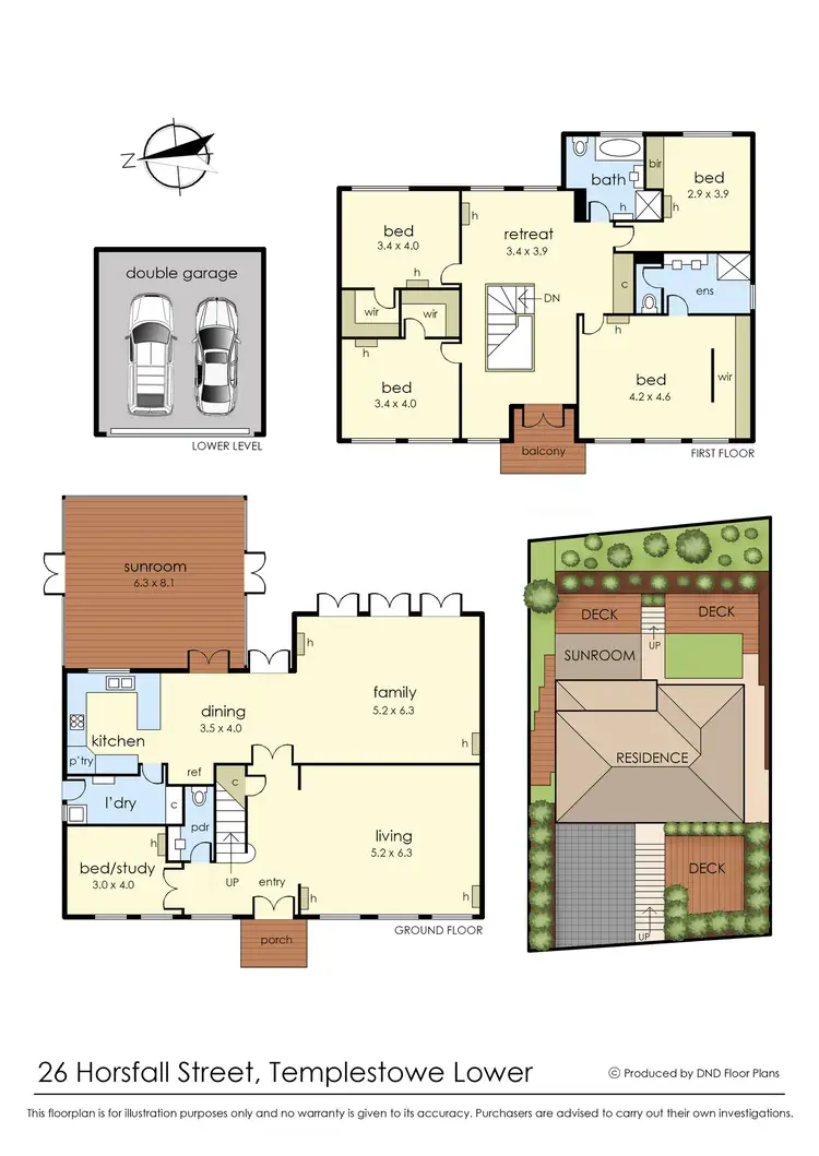 Floorplan of Homely house listing, 26 Horsfall Street, Templestowe Lower VIC 3107