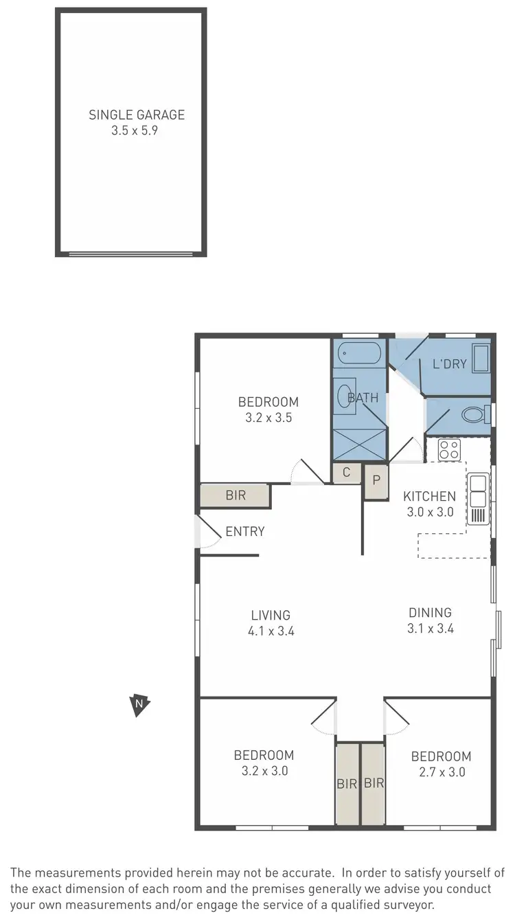 Floorplan of Homely house listing, 28 Ganges Court, Werribee VIC 3030