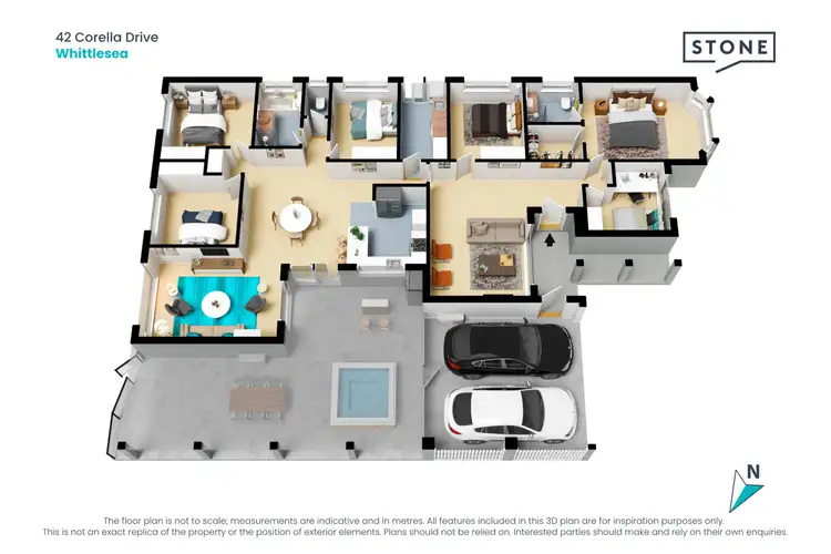 Floorplan of Homely house listing, 42 Corella Drive, Whittlesea VIC 3757