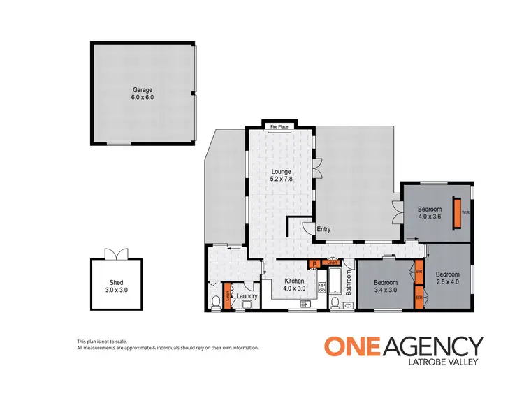 Floorplan of Homely house listing, 5 Dowling Street, Traralgon VIC 3844