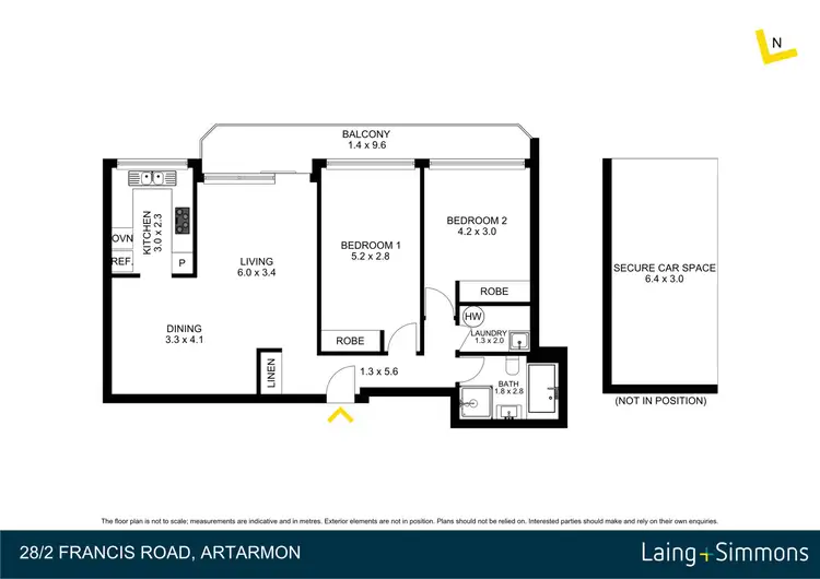 Floorplan of Homely apartment listing, 28/2 Francis Road, Artarmon NSW 2064