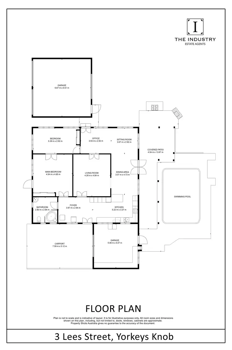Floorplan of Homely land listing, 3 Lees Street, Yorkeys Knob QLD 4878