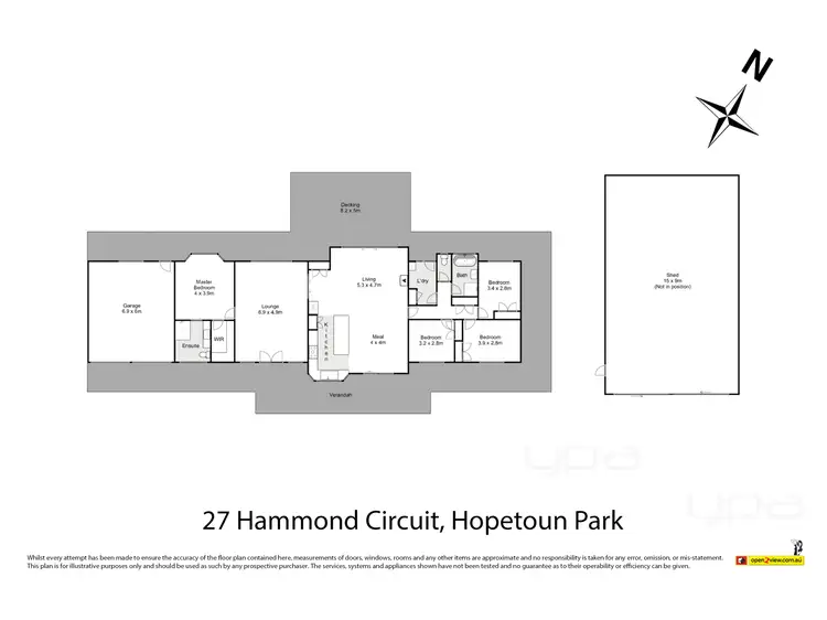Floorplan of Homely house listing, 27 Hammond Circuit, Hopetoun Park VIC 3340
