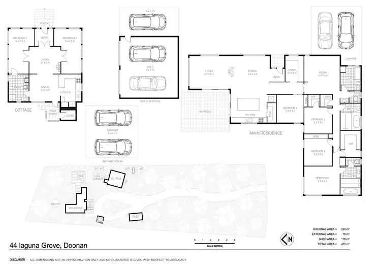 Floorplan of Homely house listing, 44 Laguna Grove, Doonan QLD 4562