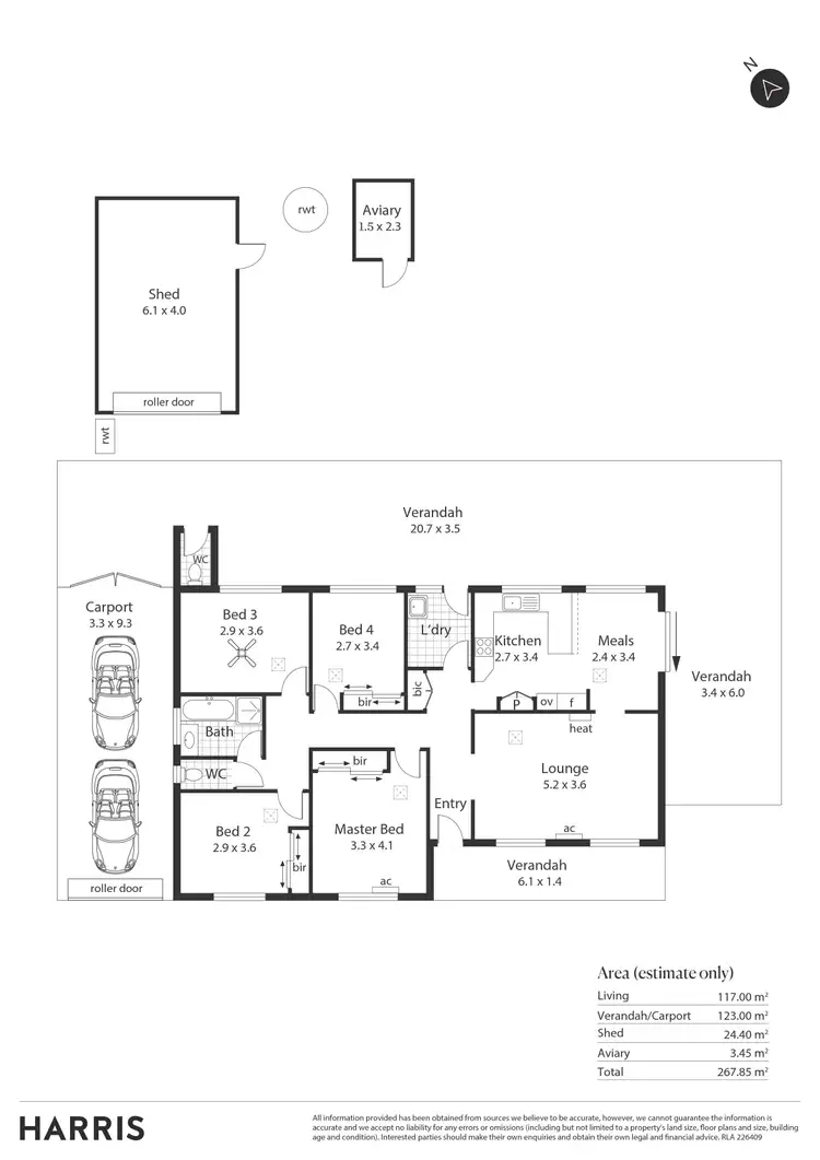 Floorplan of Homely house listing, 6 Almond Drive, Salisbury SA 5108
