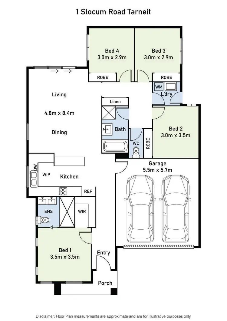 Floorplan of Homely house listing, 1 Slocum Road, Tarneit VIC 3029