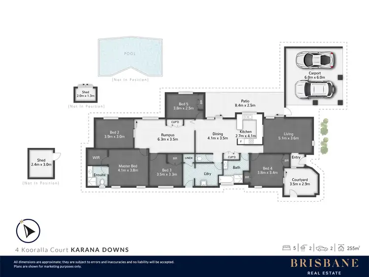 Floorplan of Homely house listing, 4 Kooralla Court, Karana Downs QLD 4306