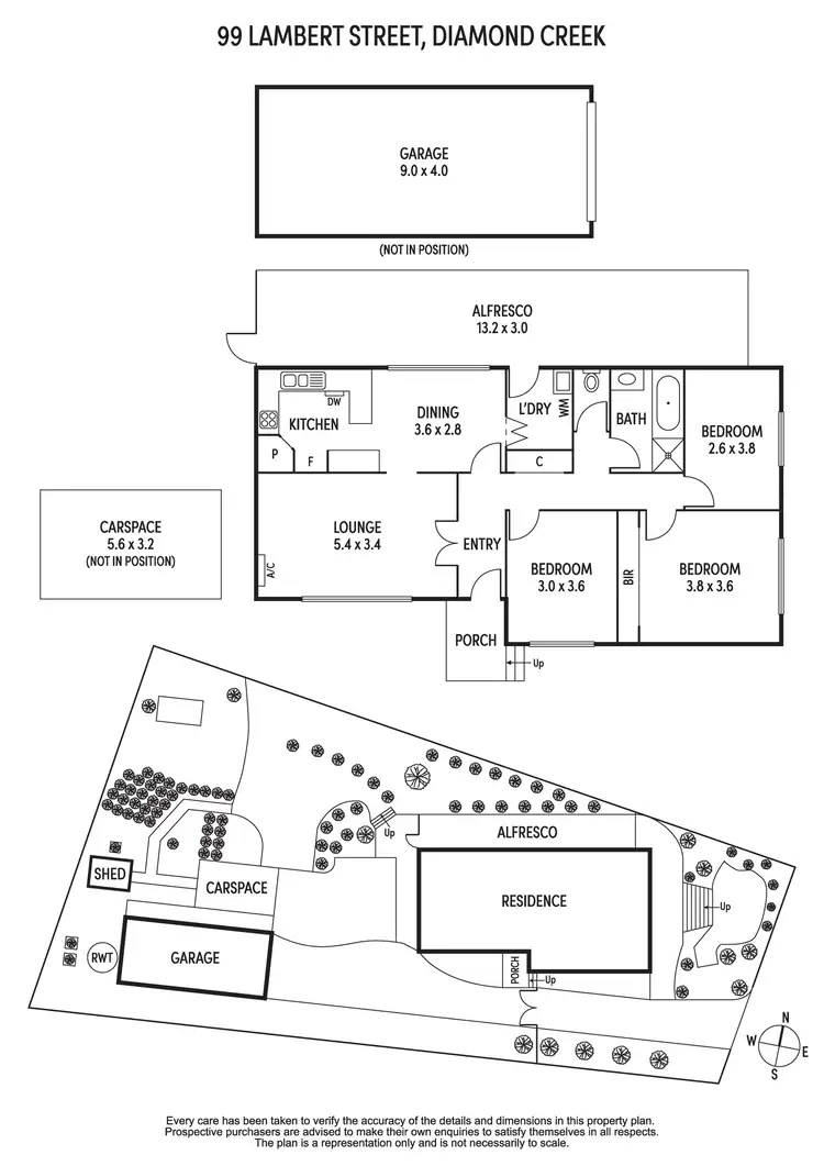 Floorplan of Homely house listing, 99 Lambert Street, Diamond Creek VIC 3089
