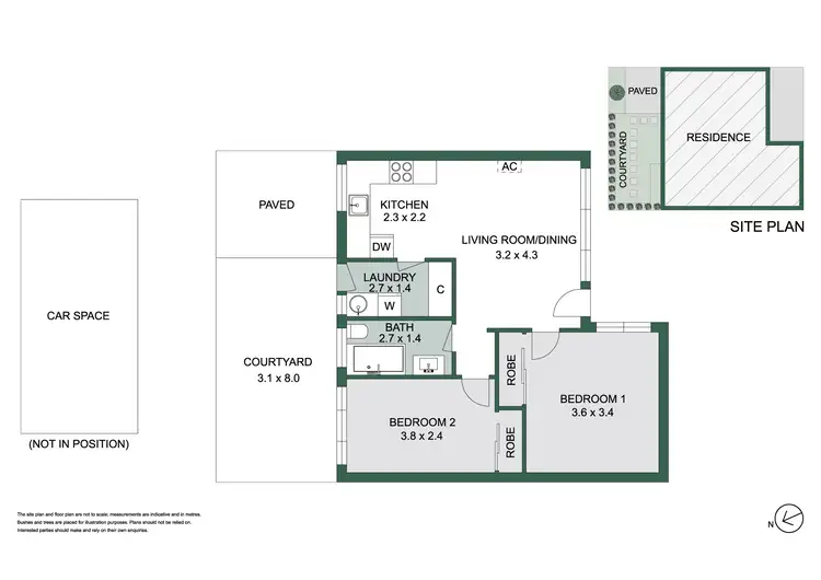 Floorplan of Homely unit listing, 3/16 Carder Avenue, Seaford VIC 3198