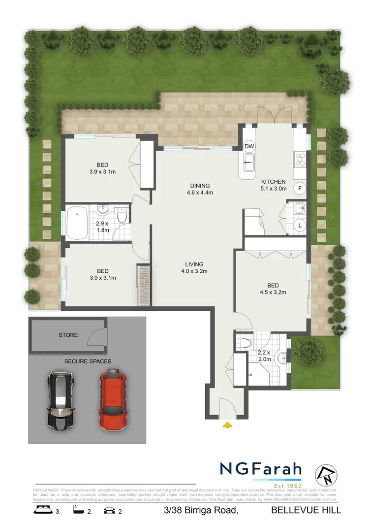 Floorplan of Homely apartment listing, 3/38 Birriga Road, Bellevue Hill NSW 2023