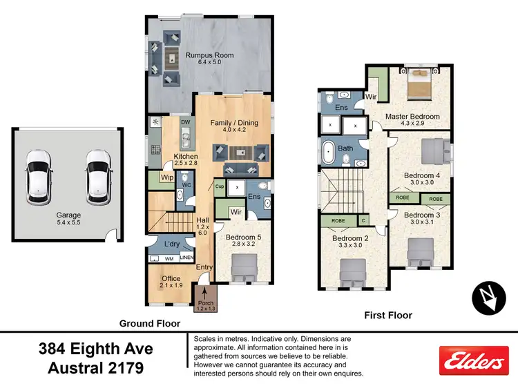 Floorplan of Homely house listing, 384 Eighth Avenue, Austral NSW 2179