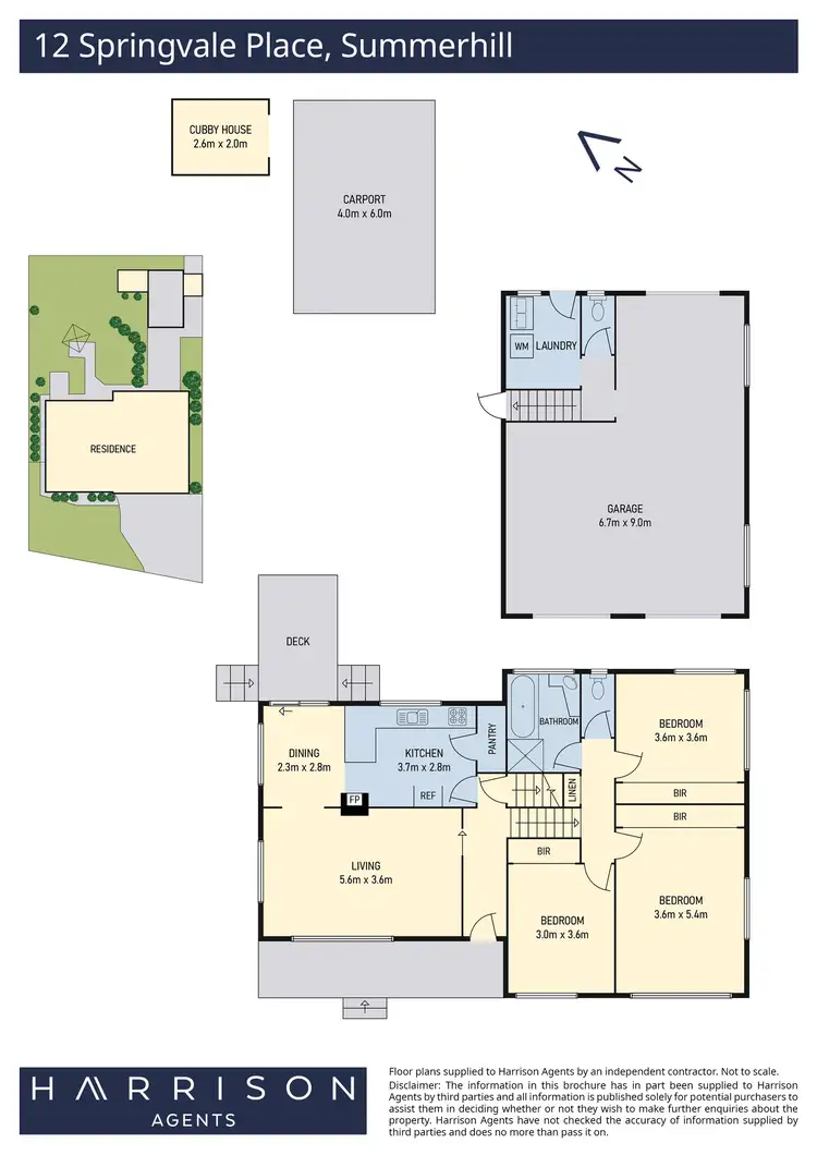 Floorplan of Homely house listing, 12 Springvale Place, Summerhill TAS 7250