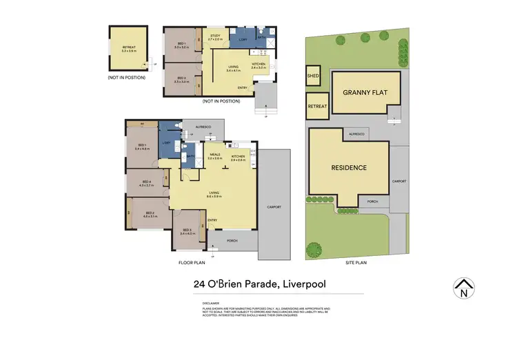 Floorplan of Homely house listing, 24 O'Brien Parade, Liverpool NSW 2170