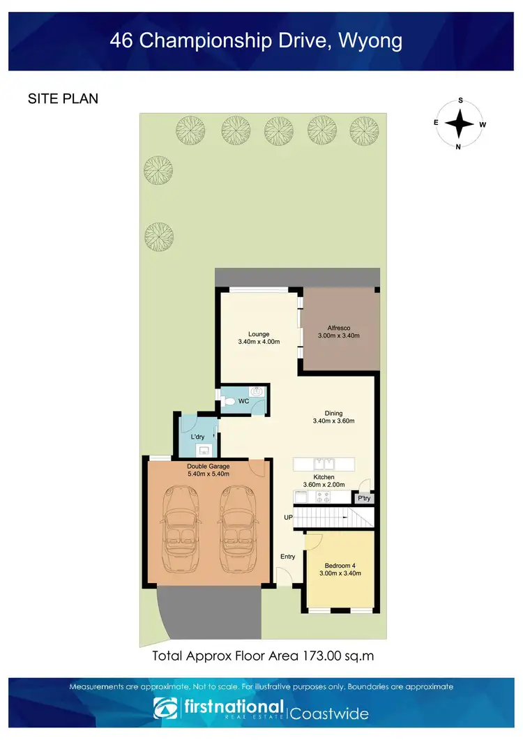 Floorplan of Homely house listing, 46 Championship Drive, Wyong NSW 2259