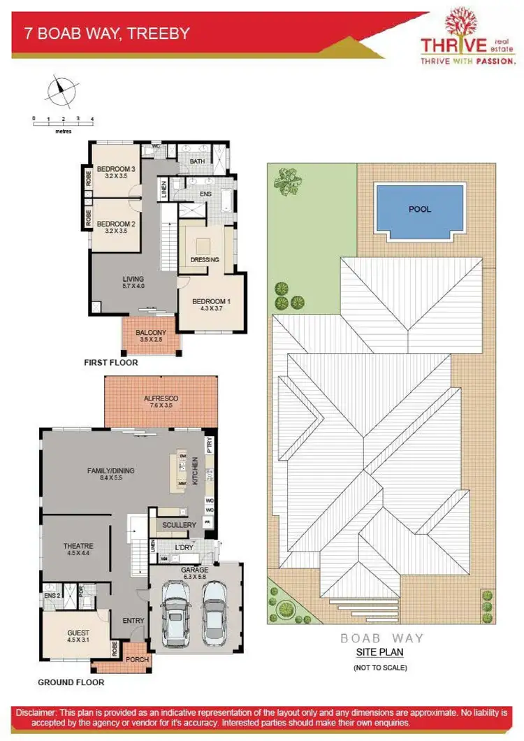 Floorplan of Homely house listing, 7 Boab Way, Treeby WA 6164