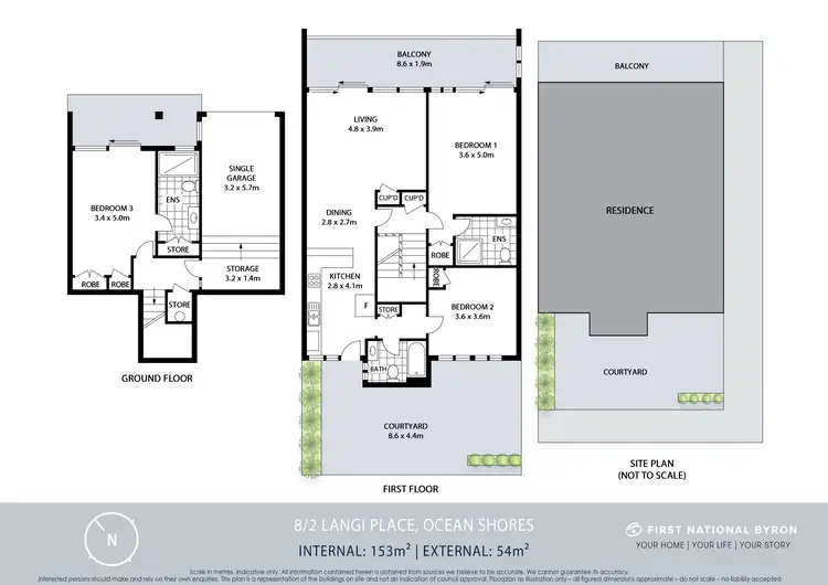 Floorplan of Homely unit listing, 8/2 Langi Place, Ocean Shores NSW 2483