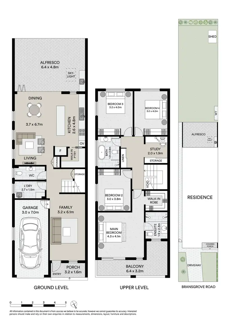 Floorplan of Homely semi-detached listing, 73 Bransgrove Road, Revesby NSW 2212