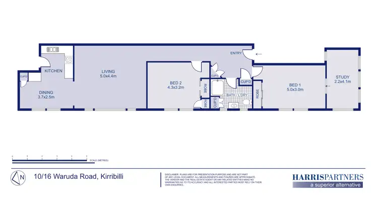 Floorplan of Homely apartment listing, 10/16 Waruda Street, Kirribilli NSW 2061