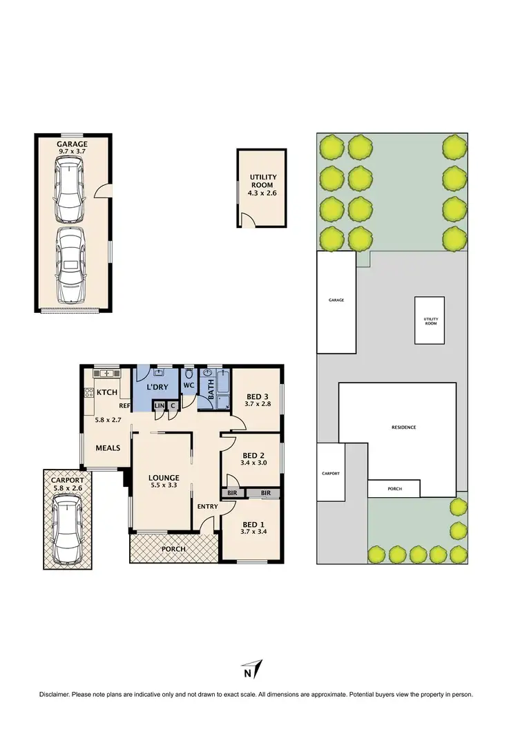 Floorplan of Homely house listing, 41 Botha Avenue, Reservoir VIC 3073