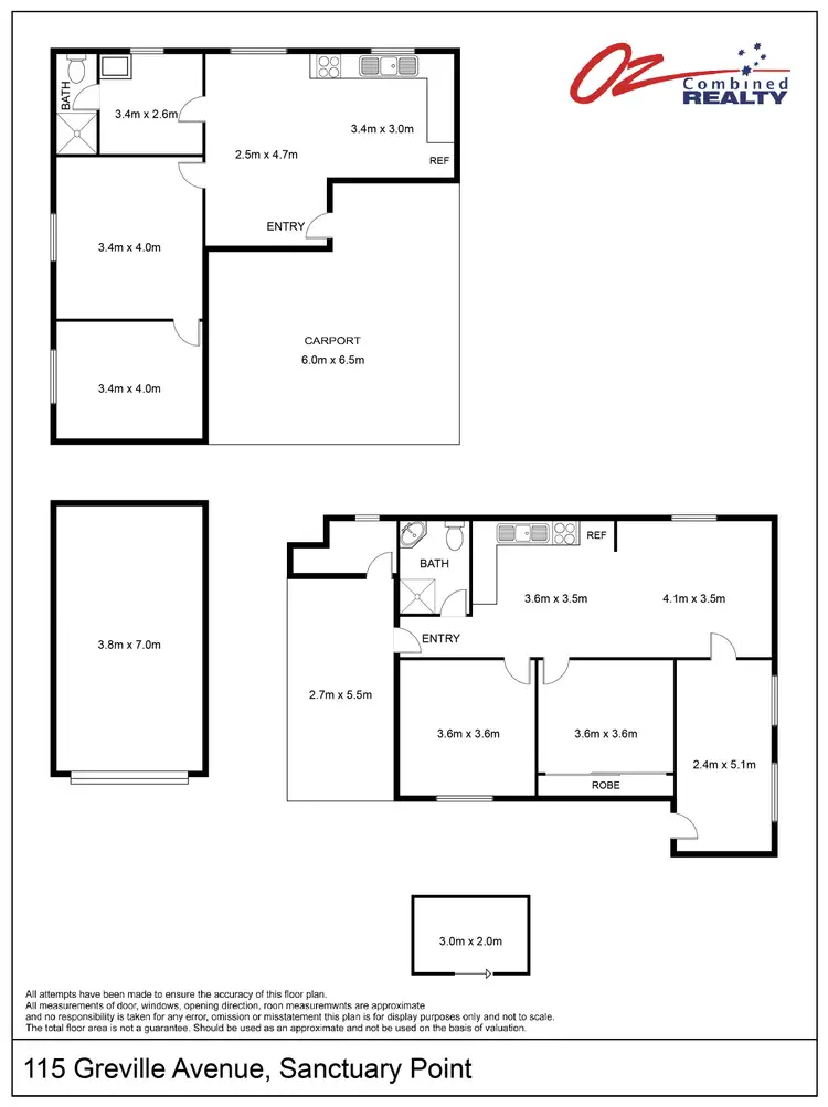 Floorplan of Homely house listing, 115 Greville Avenue, Sanctuary Point NSW 2540