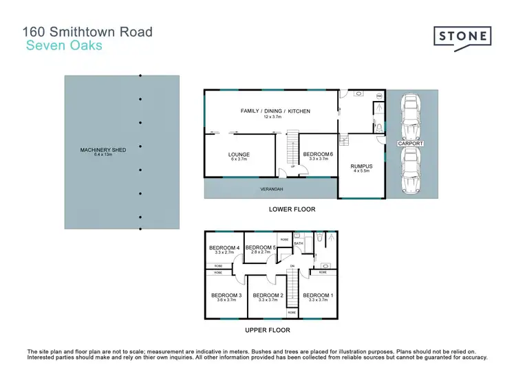 Floorplan of Homely rural property listing, 160 Smithtown Road, Seven Oaks NSW 2440