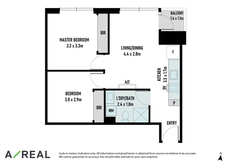 Floorplan of Homely apartment listing, 1601/5 Sutherland Street, Melbourne VIC 3000