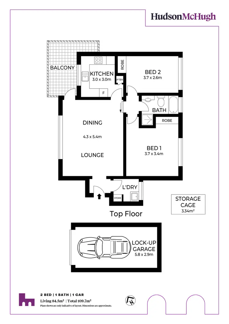 Floorplan of Homely unit listing, 7/49 Charlotte Street, Ashfield NSW 2131