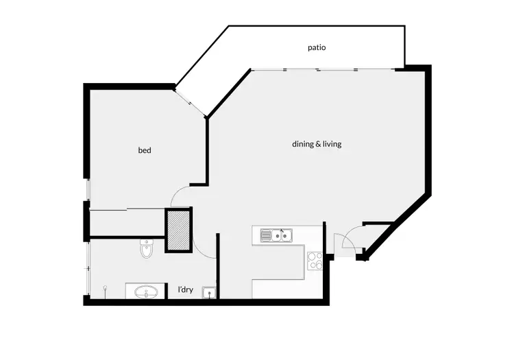 Floorplan of Homely unit listing, 101/279 Esplanade, Cairns North QLD 4870