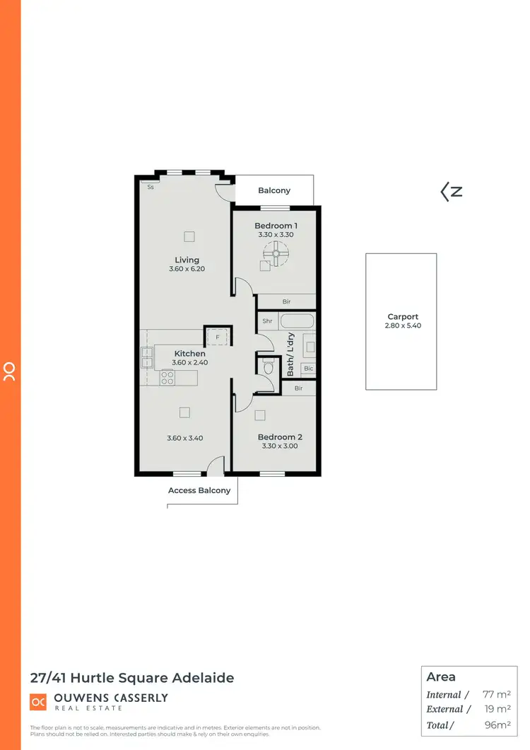 Floorplan of Homely apartment listing, 27/41 Hurtle Square, Adelaide SA 5000