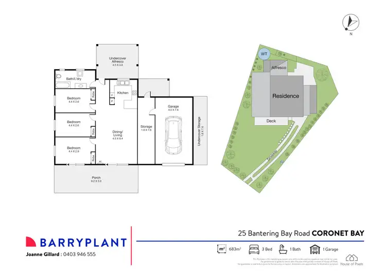 Floorplan of Homely house listing, 25 Bantering Bay Road, Coronet Bay VIC 3984