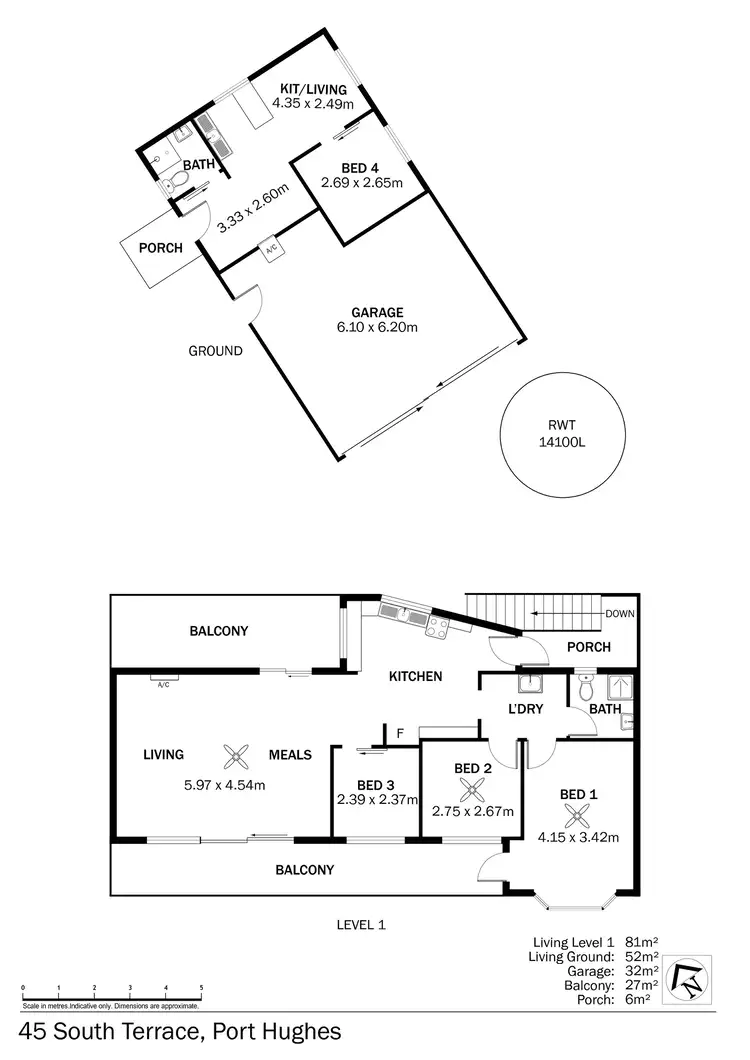 Floorplan of Homely house listing, 45 South Terrace, Port Hughes SA 5558